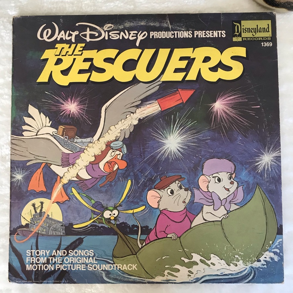 Disney The Rescuers Vinyl LP
